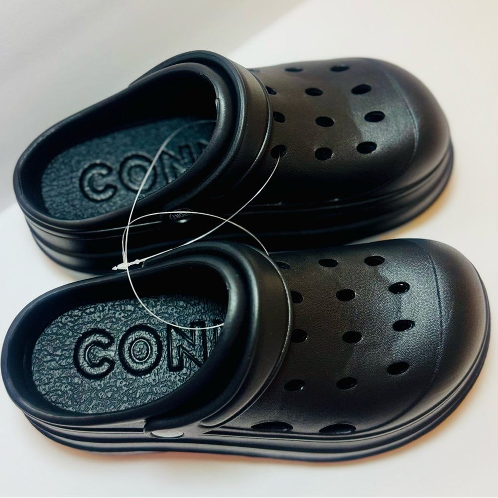 Trendy Black Platform Clogs Size US 8.5-9.5 | EU 40-41 | NWT - Picture 3 of 12
